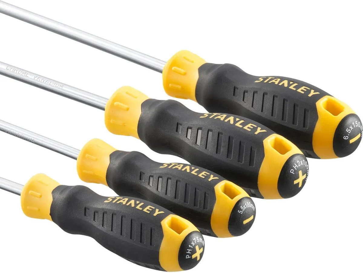 Stanley STHT16169-0 Cushiongrip Schroevendraaierset - 4-delig