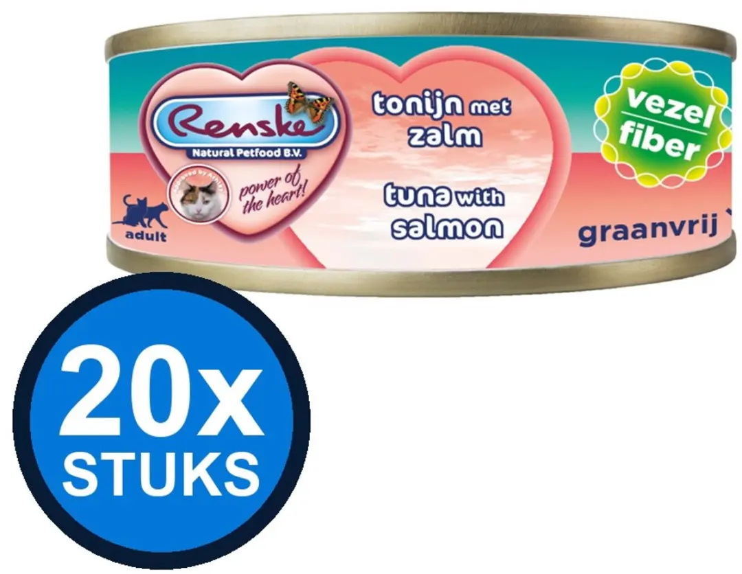 Renske Vers Katvoer Tonijn/Zalm 70g