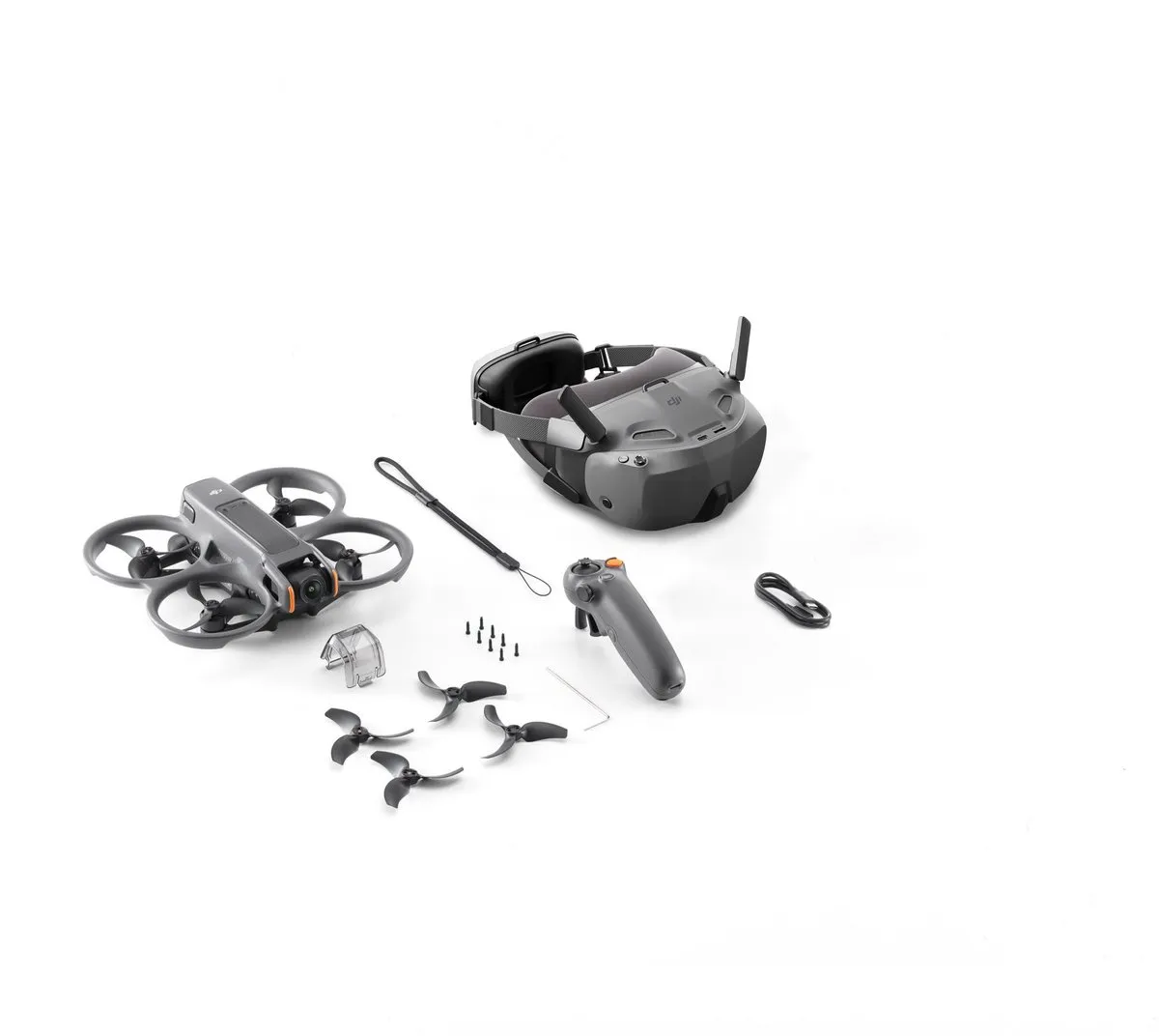 DJI Avata 2 Fly Smart Combo FPV Drone - 3 Batterijen