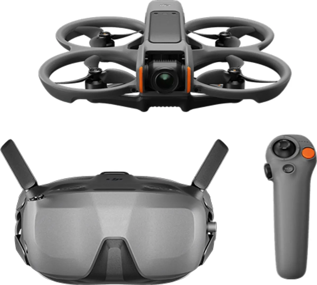 DJI Avata 2 Fly Smart Combo FPV Drone - 3 Batterijen