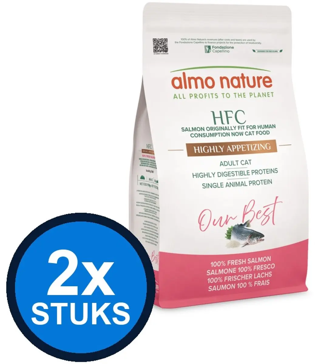 Almo Nature HFC Our Best Cat Adult Zalm 1,2kg