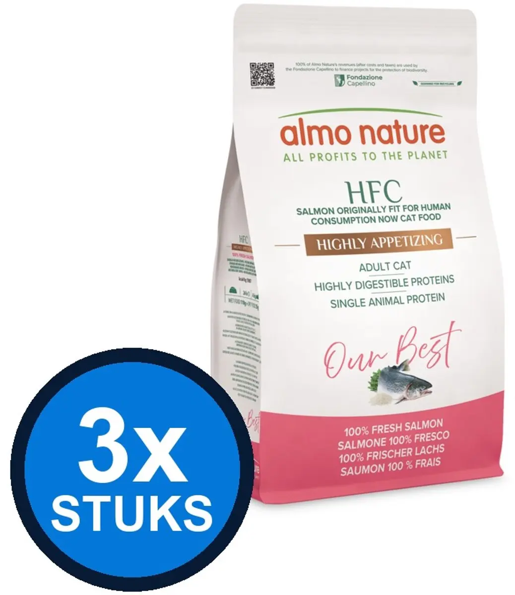 Almo Nature HFC Our Best Cat Adult Zalm 1,2kg