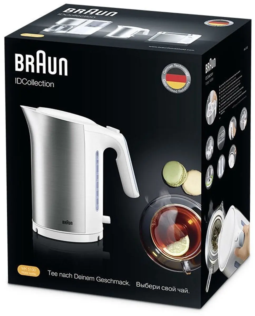 Braun ID Collection WK 5100 WH Waterkoker - 2200W - 1.7L - Wit
