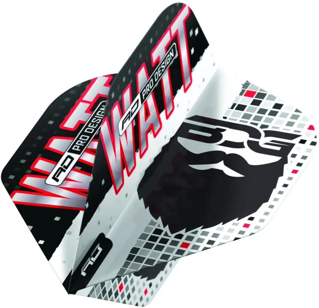 Red Dragon Jason Watt BDG Hardcore Premium Dart Flights TF8163 - 3 Stuks