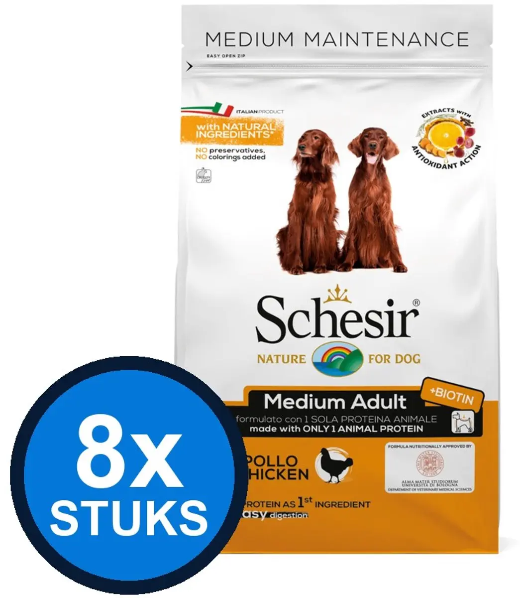 Schesir Hond Dry Maintenance Small Kip 800g