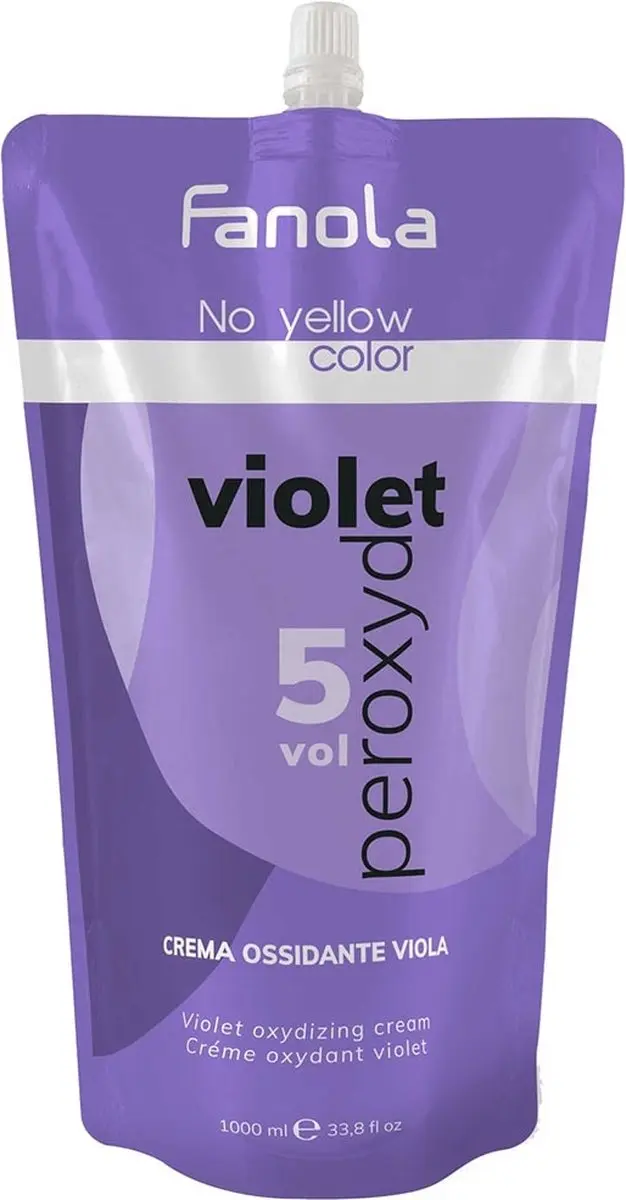 Fanola No Yellow Violet Developer 5vol 1000ml