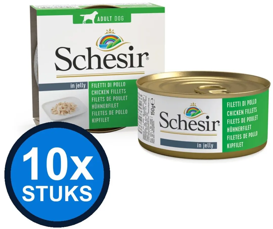 Schesir Hond Blik Kipfilet 150g