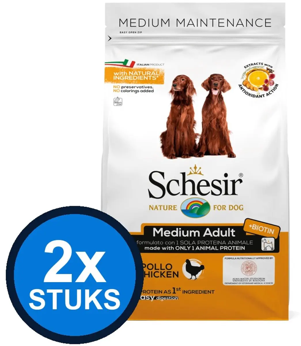 Schesir Hond Dry Maintenance Small Kip 2kg