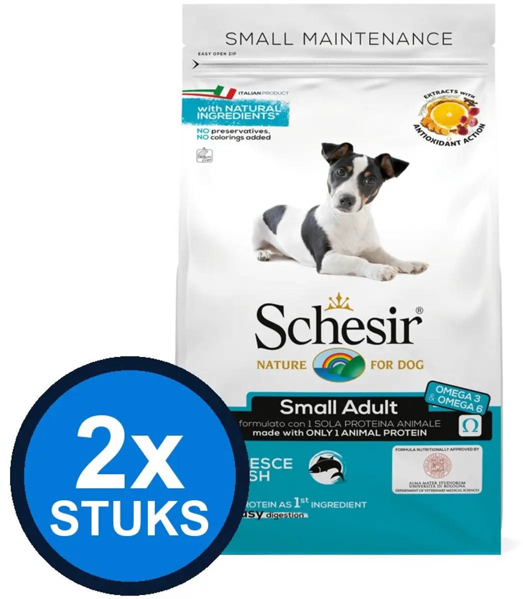 Schesir Hond Dry Maintenance Small Vis 2kg