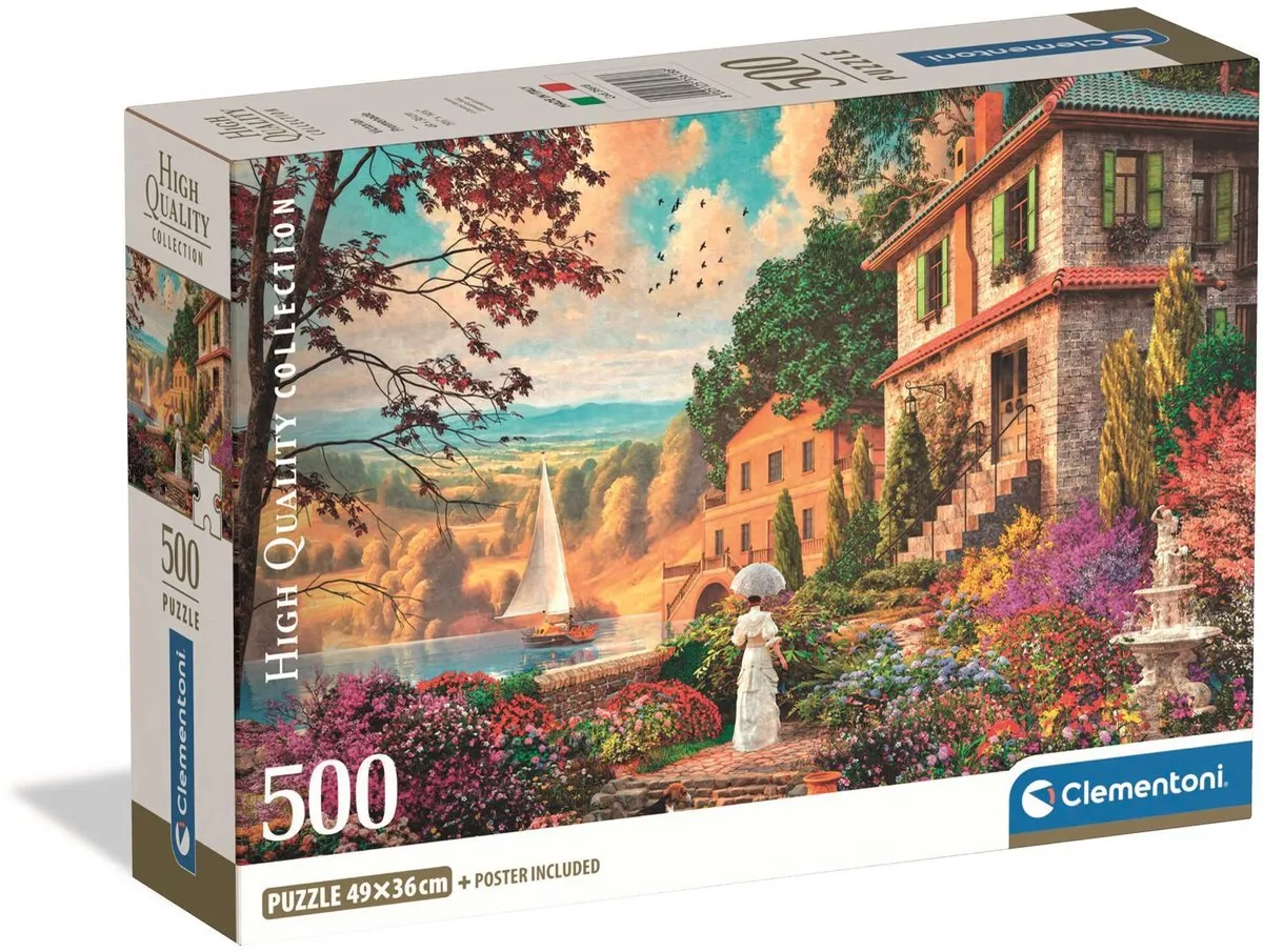 Clementoni Victoriaanse Promenade Puzzel 500 Stuks