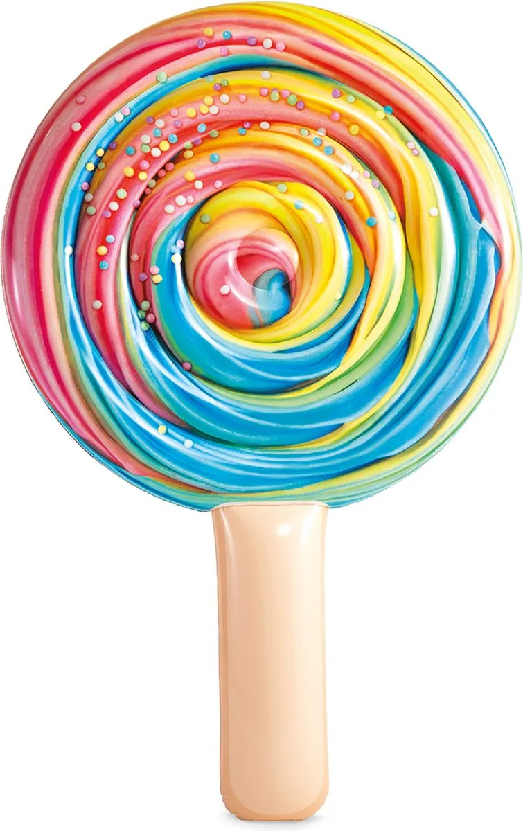 Intex Rainbow Lollipop Float 208x135cm - Multicolor - afbeelding 5 van 6