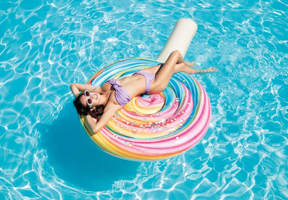 Intex Rainbow Lollipop Float 208x135cm