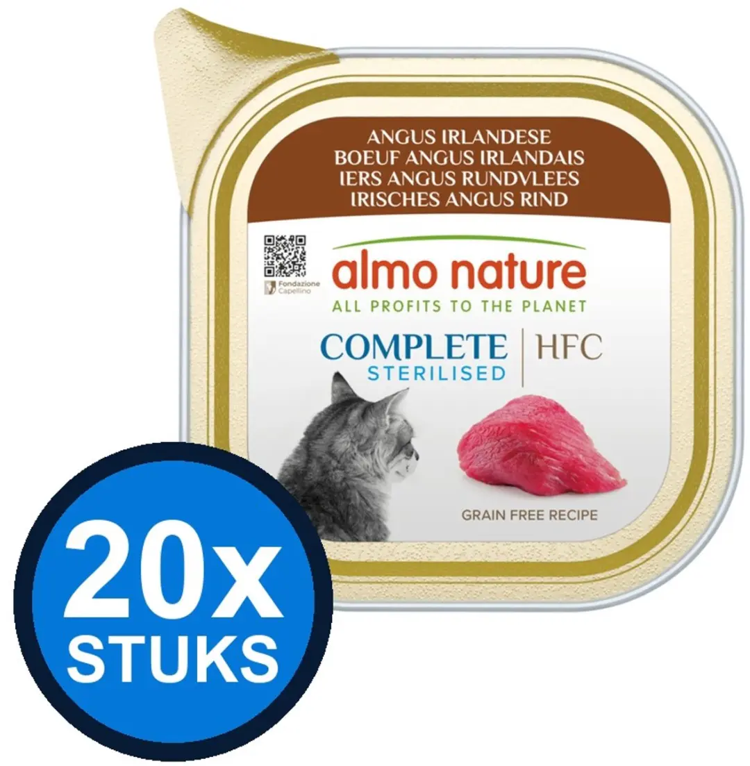 Almo Nature HFC Kattenvoer Angus Rund 85g