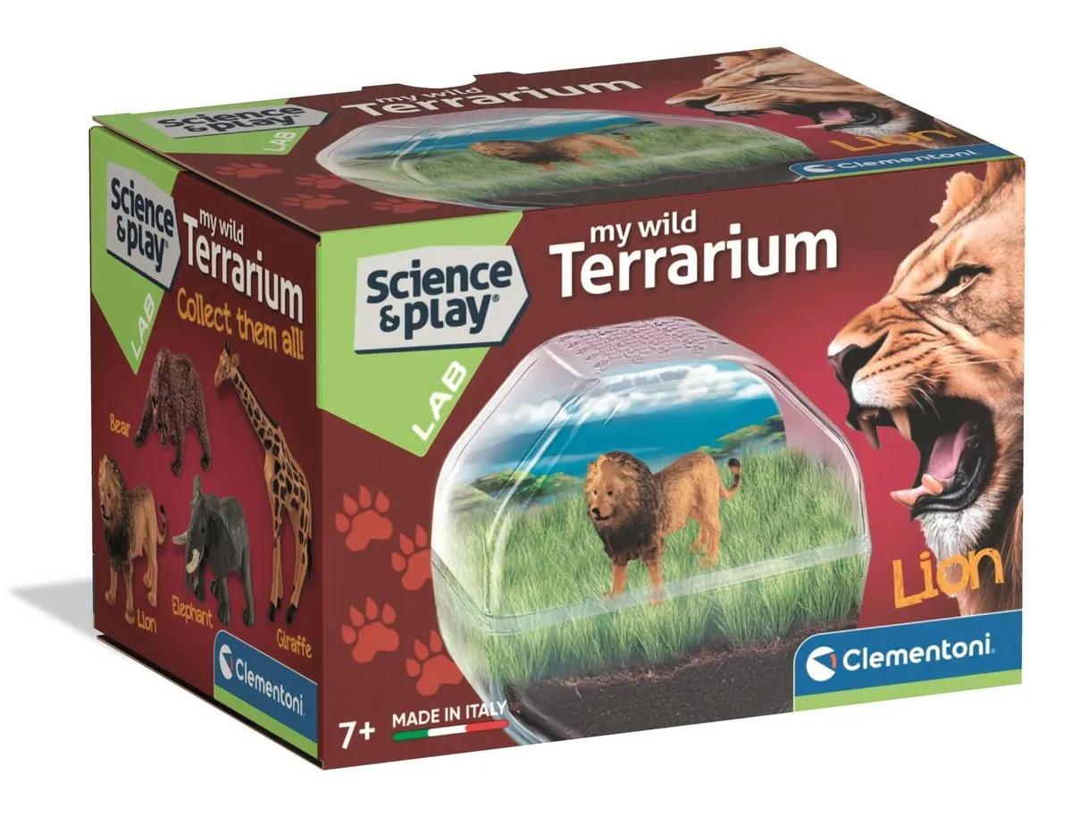Clementoni Mini-terrarium Leeuw