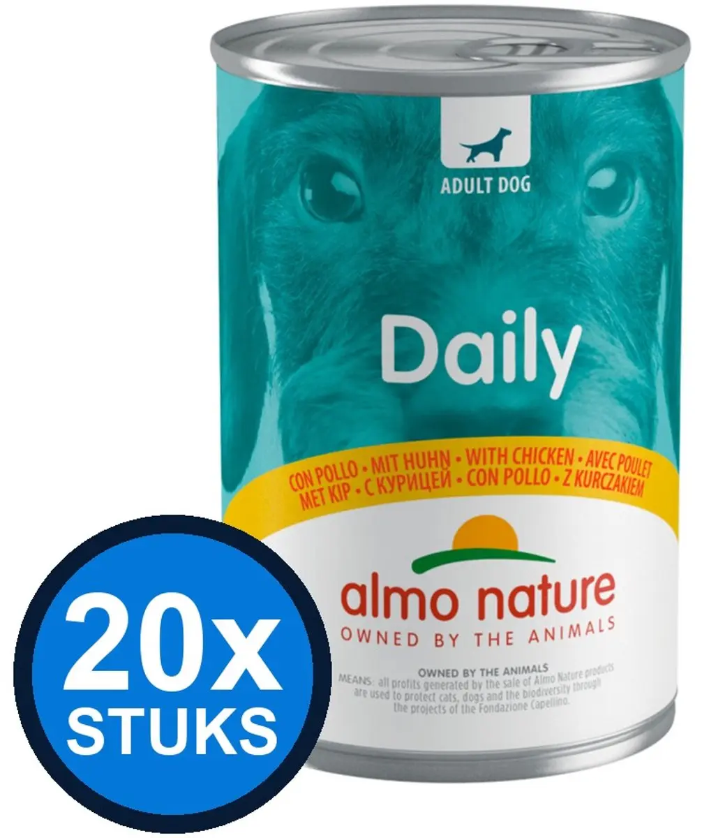Almo Nature Daily Cat Blik Kip 400g