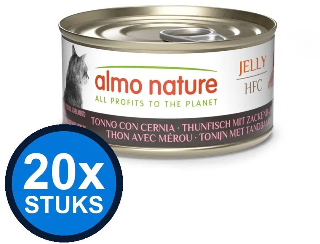 Almo Nature HFC Kattenvoer Tonijn & Tandbaars 70g