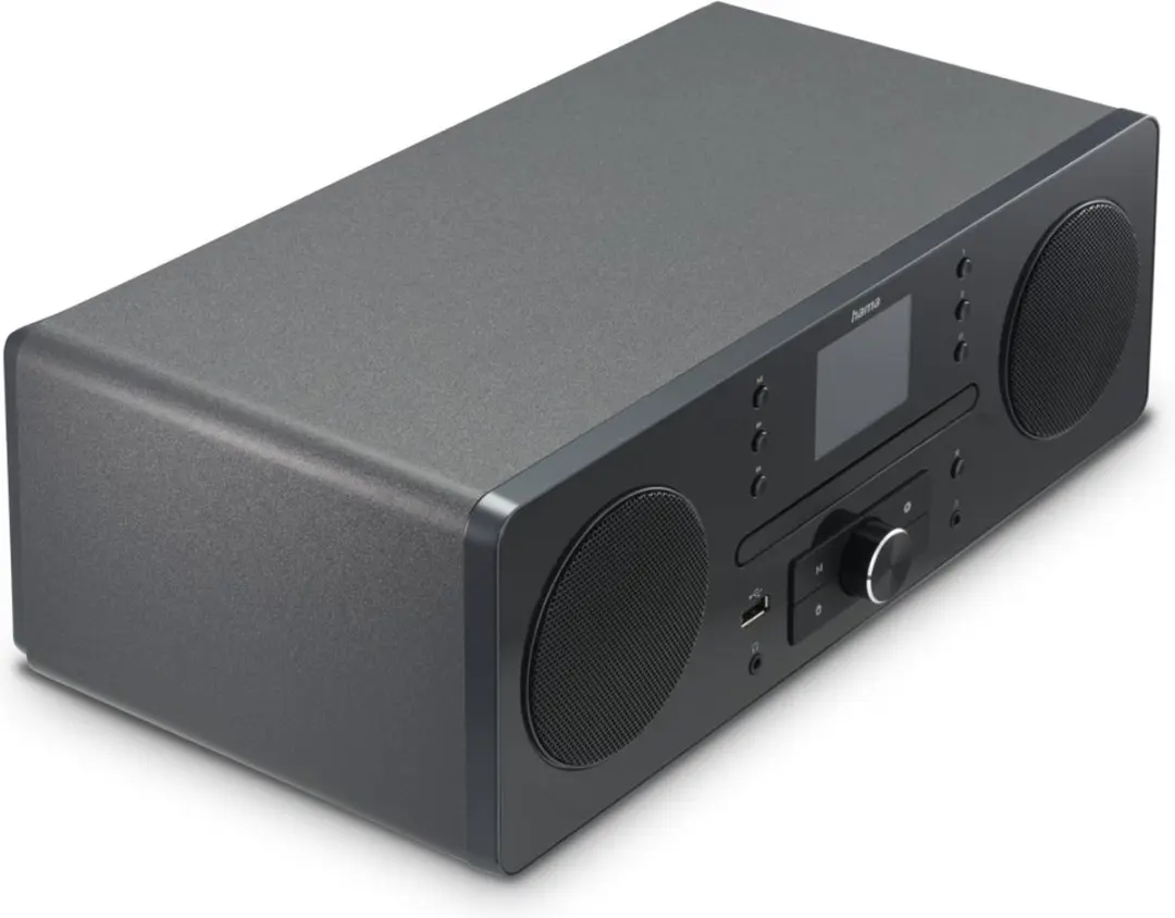 Hama DR1560CBT Digitale Radio DAB+/FM/Bluetooth - 10W - Zwart/Grijs - afbeelding 4 van 6