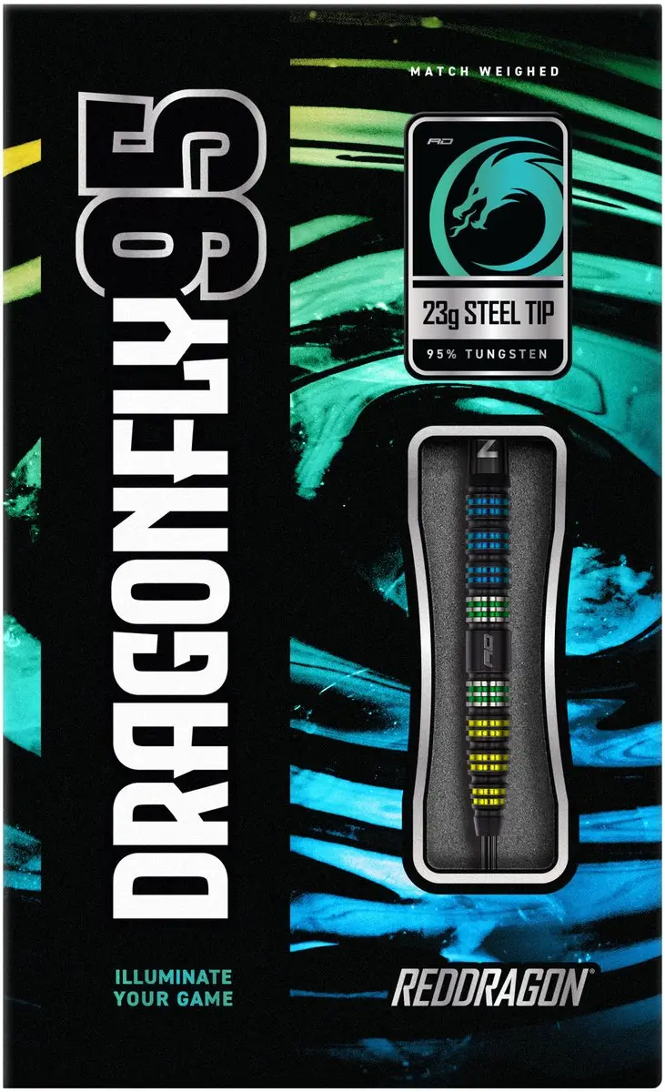 Red Dragon Dragonfly Black Tapered Dartpijlen RDD2815 - 3 Stuks
