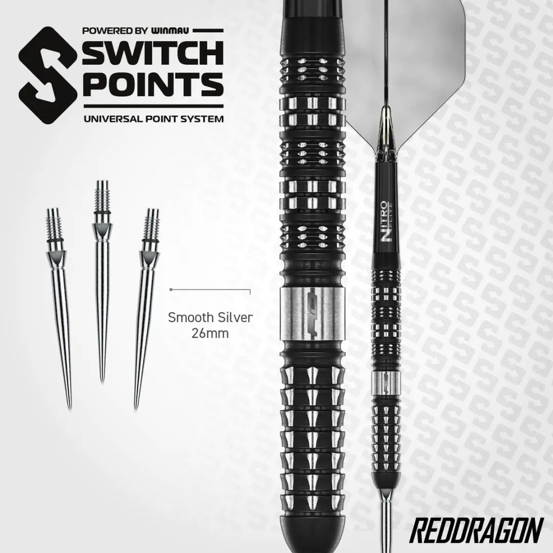 Red Dragon Recon Parallel Switch Point Dartpijlen 3 Stuks - afbeelding 6 van 6