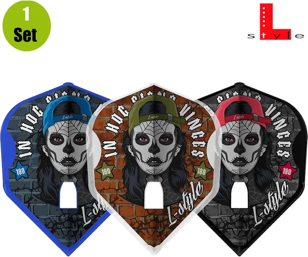 L-Style Jesus Noguera V3 Mix Dart Flights F33007 - 3 Stuks