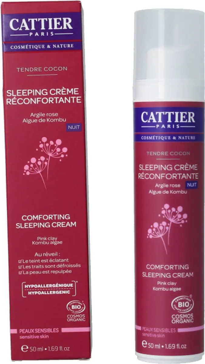 Cattier Nachtcreme Gevoelige Huid 50ml