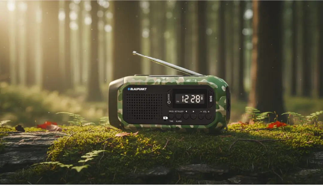 Blaupunkt ER20GC Noodradio - LED-zaklamp - Groene uitvoering