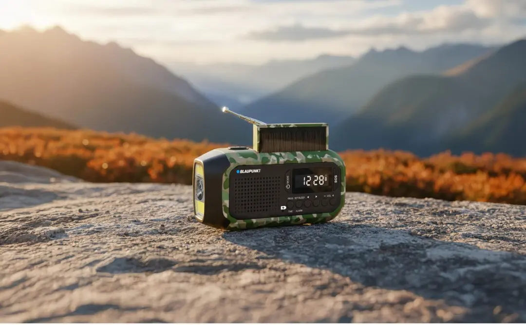 Blaupunkt ER20GC Noodradio - LED-zaklamp - Groene uitvoering