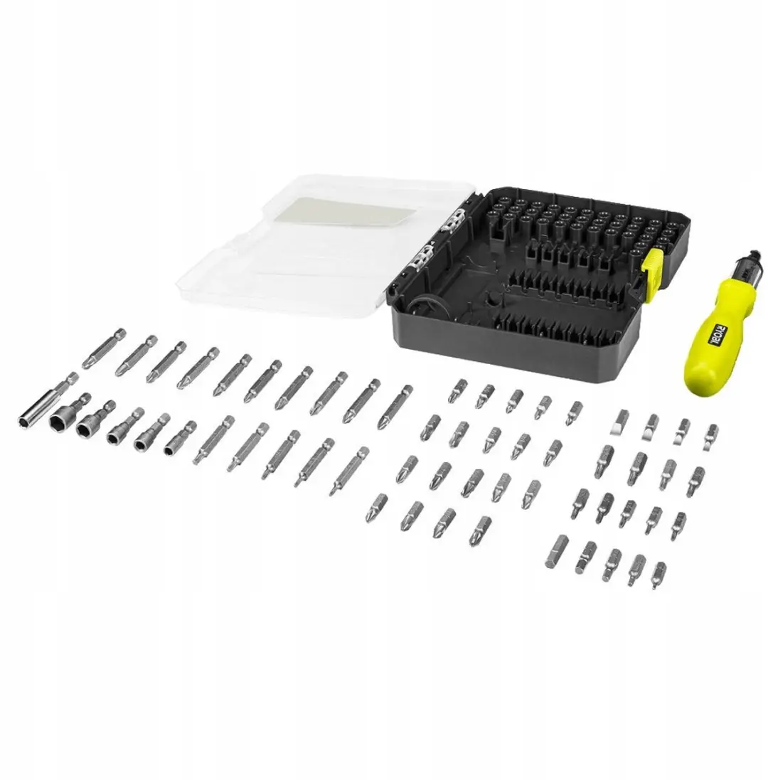 Ryobi RAK59SD Schroefbitset 59-delig - Magnetische houder 60mm