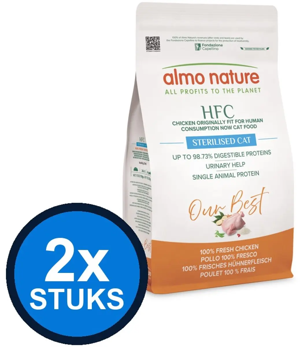 Almo Nature HFC Our Best Cat Adult Gesteriliseerd Kip