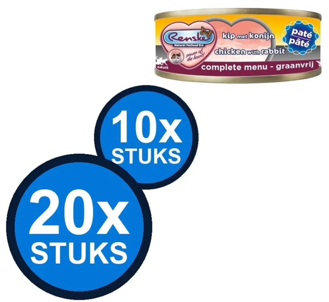 Renske Vers Kat Paté Kip 70g