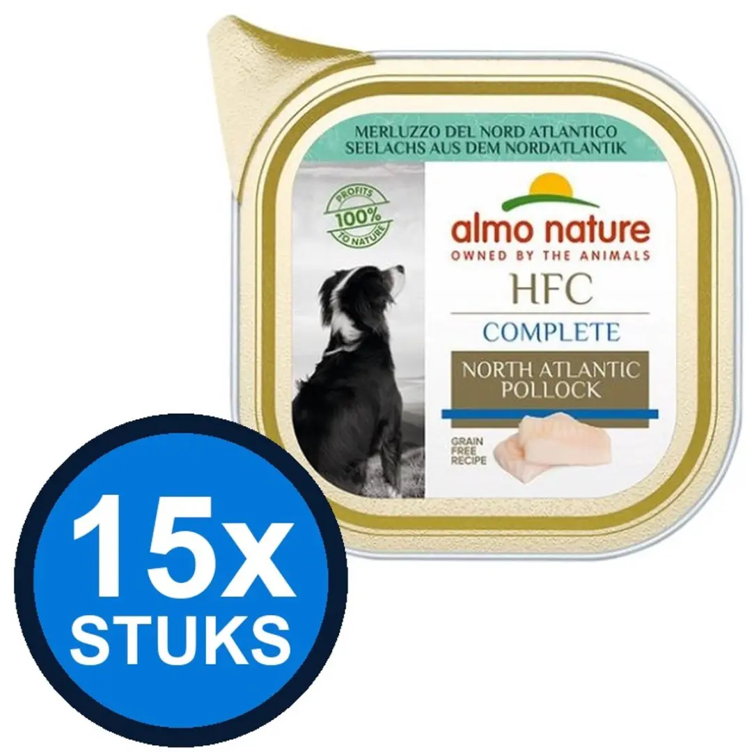 Almo Nature HFC Dog Alu Complete Noord-Atlantische Pollock 85g
