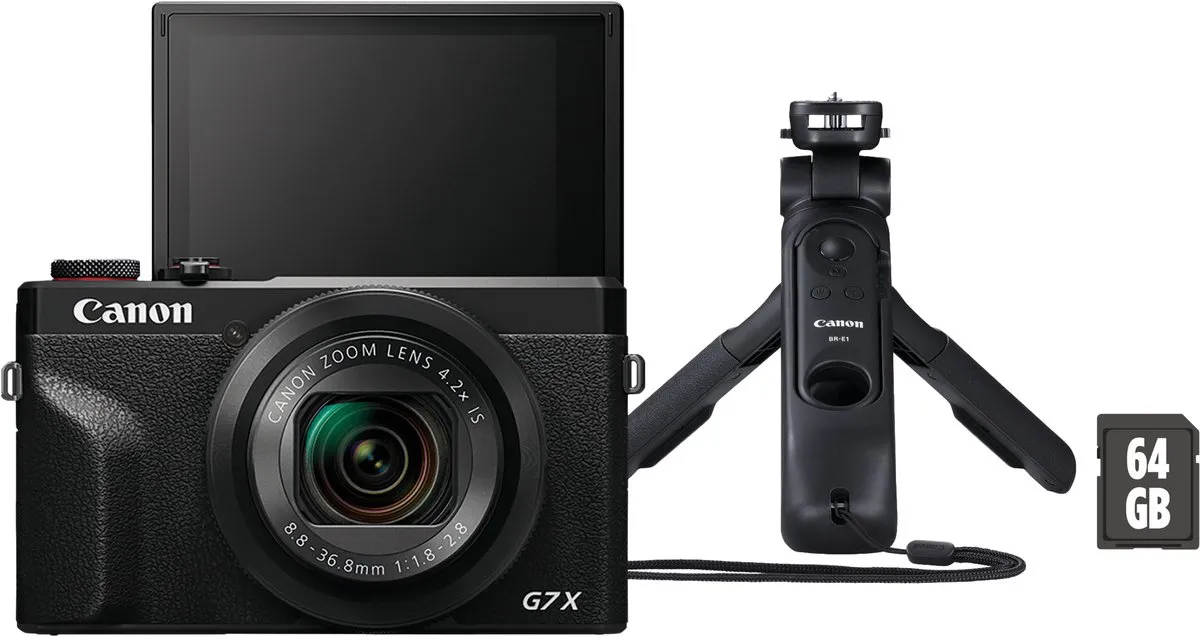 Canon PowerShot G7X Mark III Vlogkit - Zwart