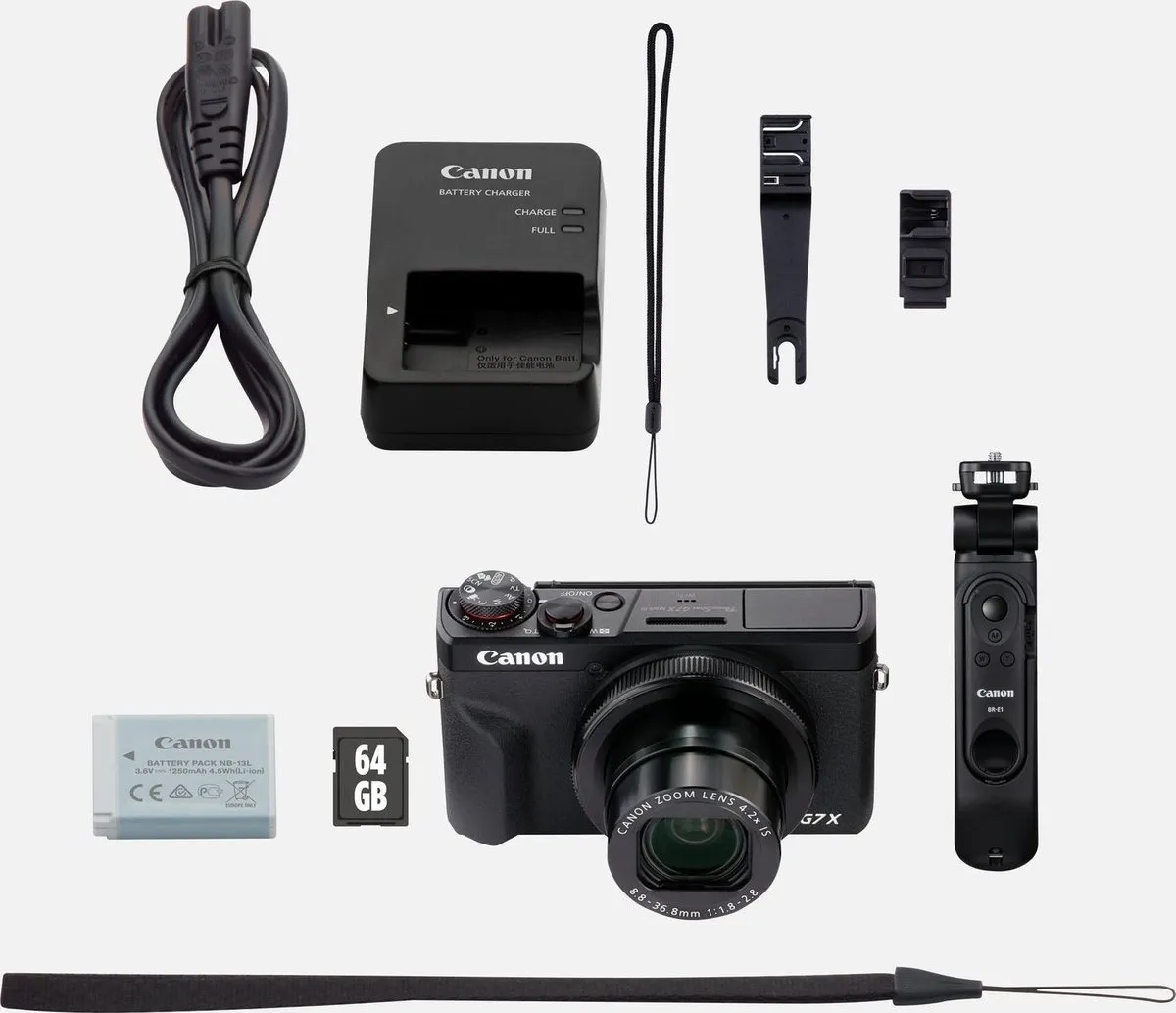 Canon PowerShot G7X Mark III Vlogkit - Zwart - afbeelding 3 van 6