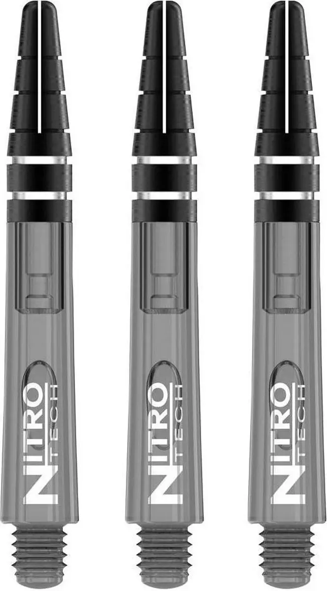 Red Dragon Nitrotech Black TC448 Dart Shafts - 3 Stuks