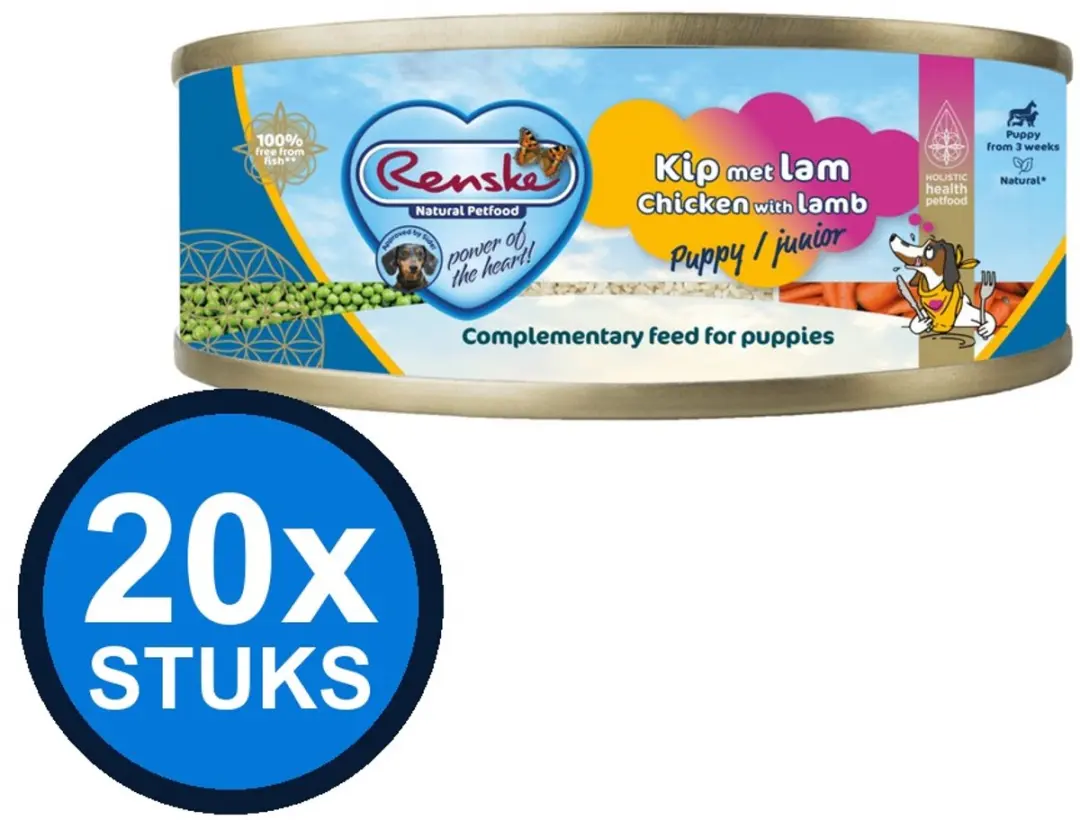 Renske Vers Puppy/Junior Kip & Lam 395g