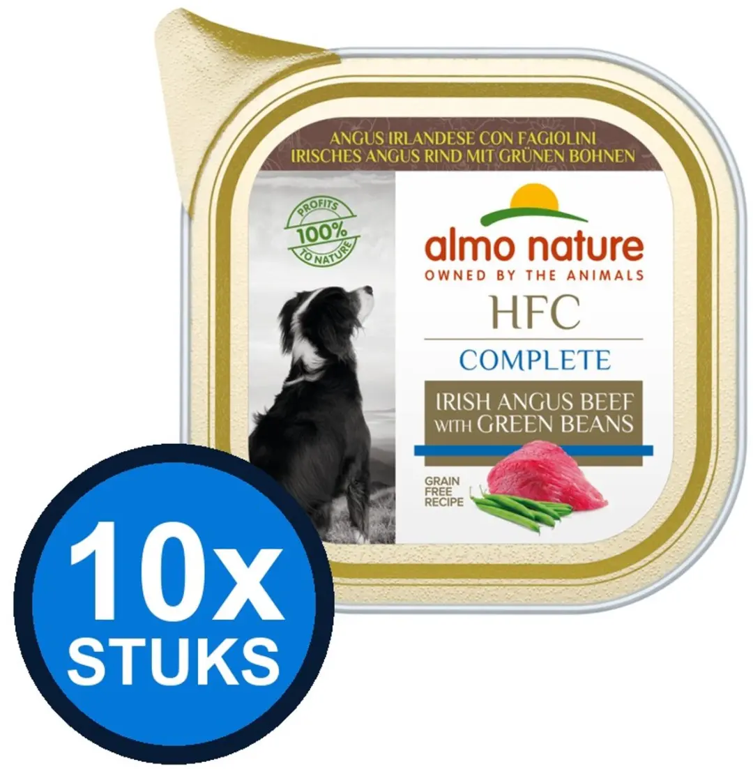 Almo Nature HFC Dog Alu Complete Rund&Bonen 85g
