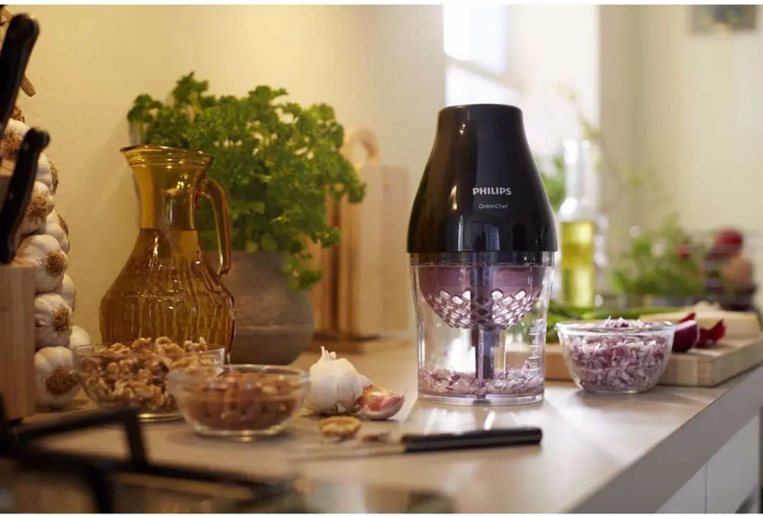 Philips Viva Onion Chef HR2505/90 Uiensnijder - 500W - Kleurenmix - afbeelding 6 van 6
