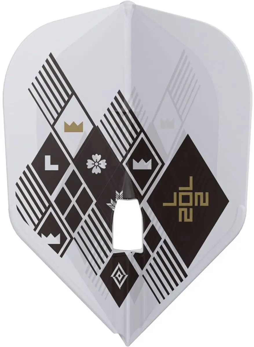L-Style L3 Shape Jun Matsuda 2022 Champion Mix Dart Flights - 3 Stuks