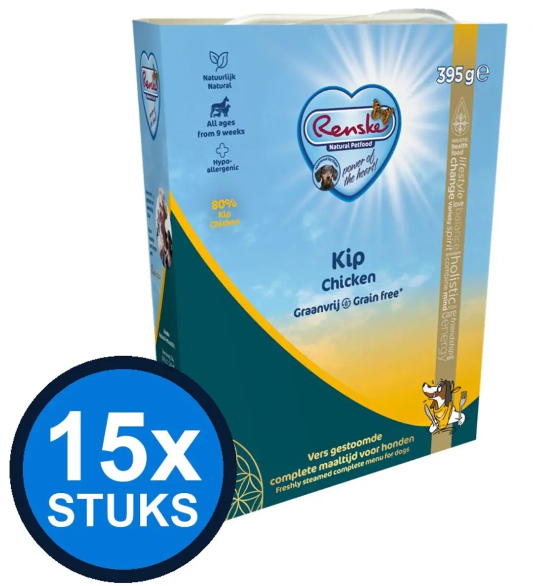 Renske Vers Hond Adult Graanvrij Kip 395g