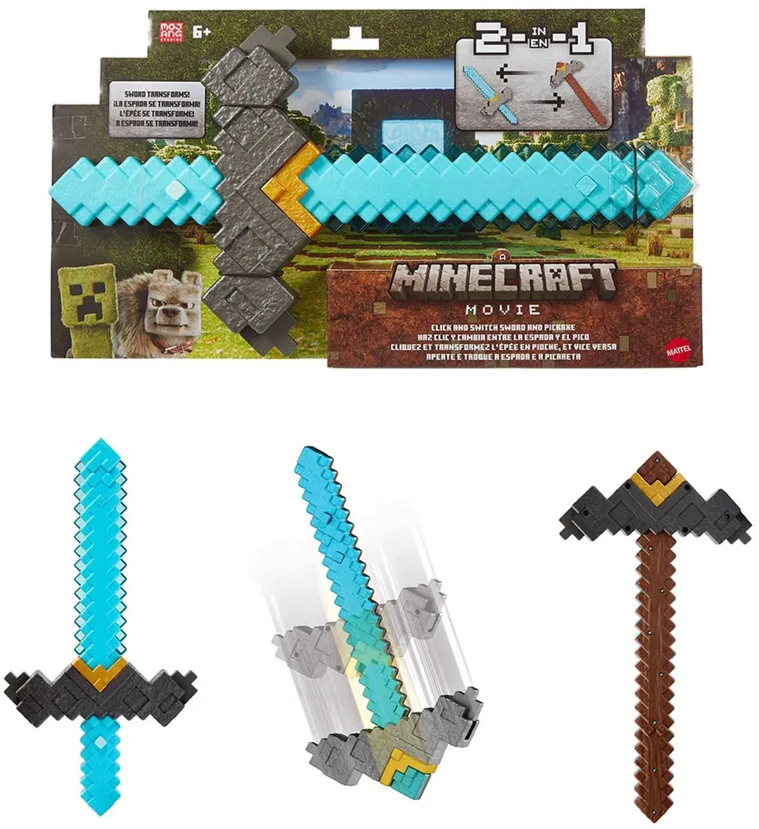 Fisher Price Minecraft Movie Feature Rolepay - Multicolor
