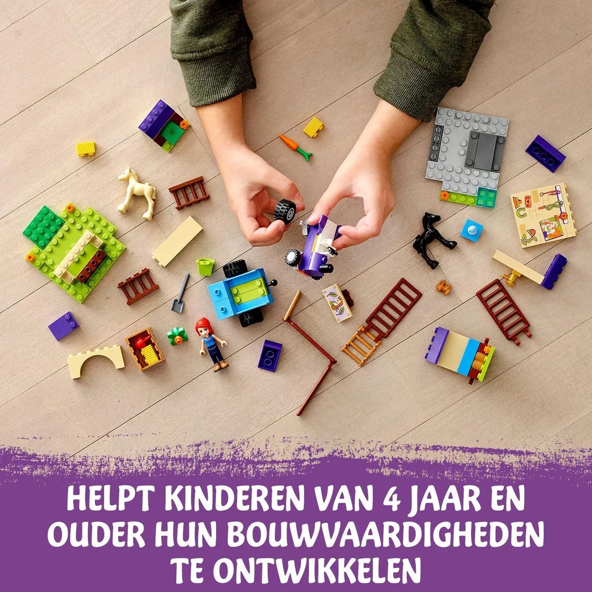 LEGO Friends Mia's Veulenstal 41361 - Paars