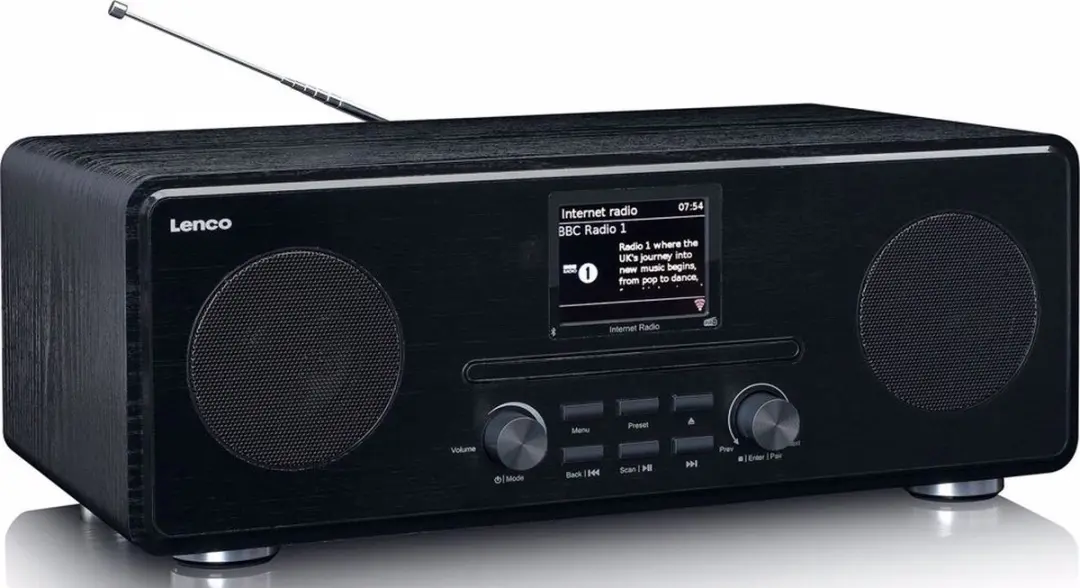 Lenco DIR-260BK Internetradio - DAB+/Bluetooth - Zwart