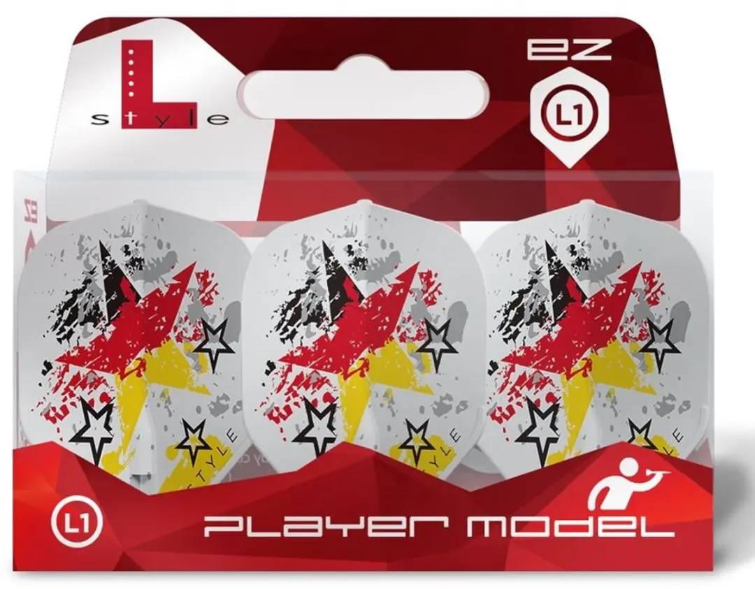L-Style EZ L1 Stefannie Rennoch Dart Flights F11034 - 3 Stuks