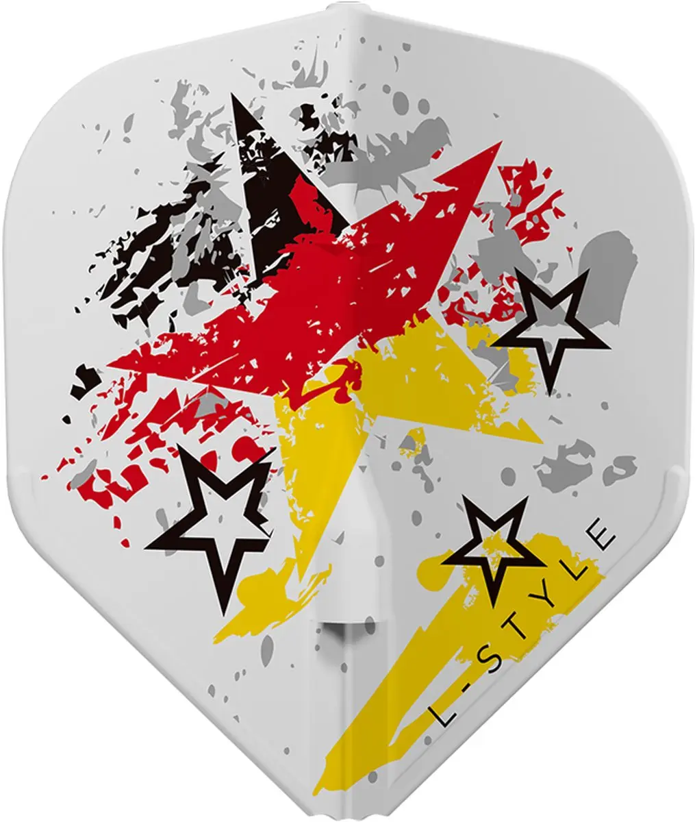 L-Style EZ L1 Stefannie Rennoch Dart Flights F11034 - 3 Stuks