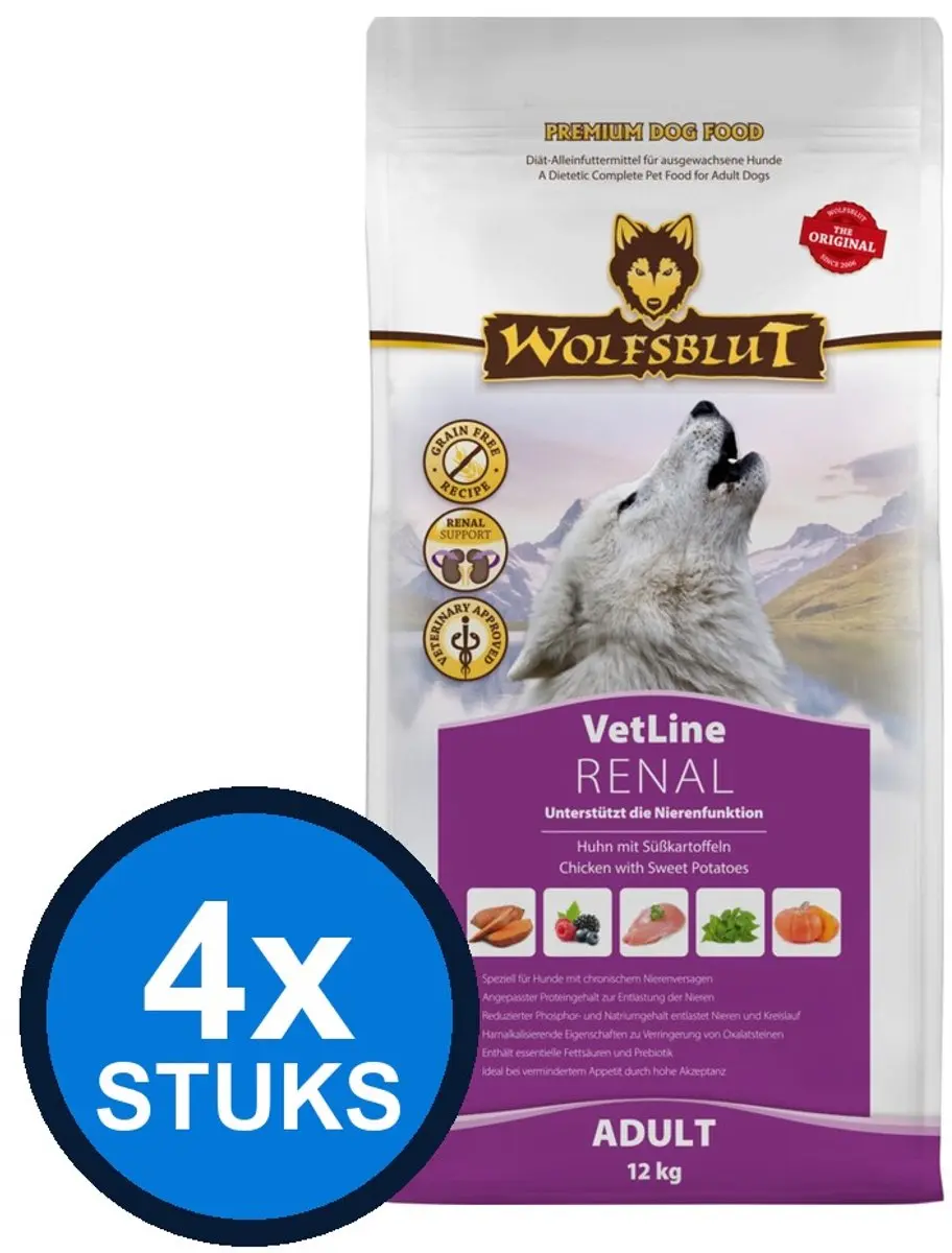 Wolfsblut VetLine Renal Hondenvoer Droogvoer 2kg
