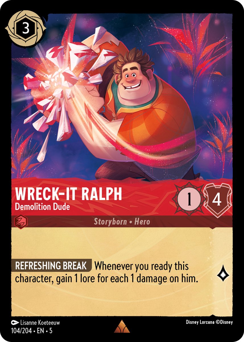 Disney Lorcana: Starter Deck Wreck-It Ralph & Elsa Set 5 – Trading Card Game (ENG)