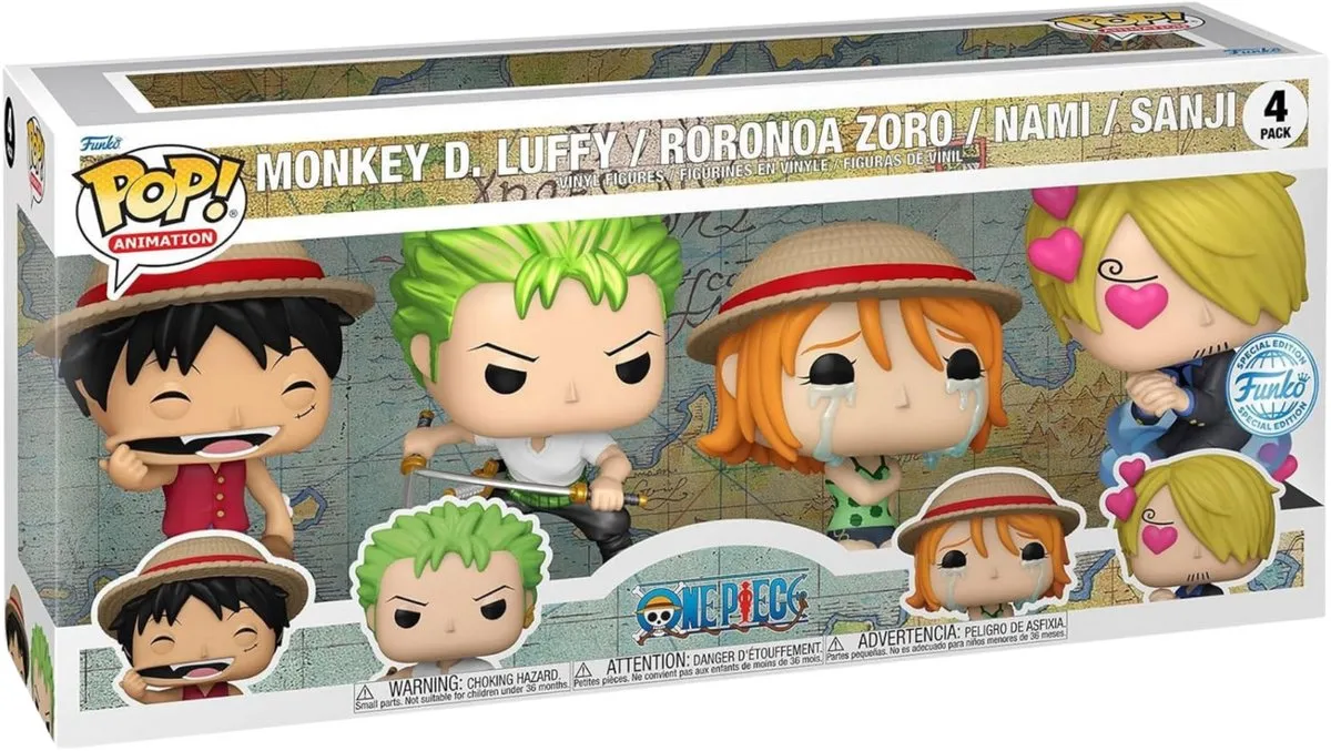 Funko POP! One Piece 4-Pack Exclusief