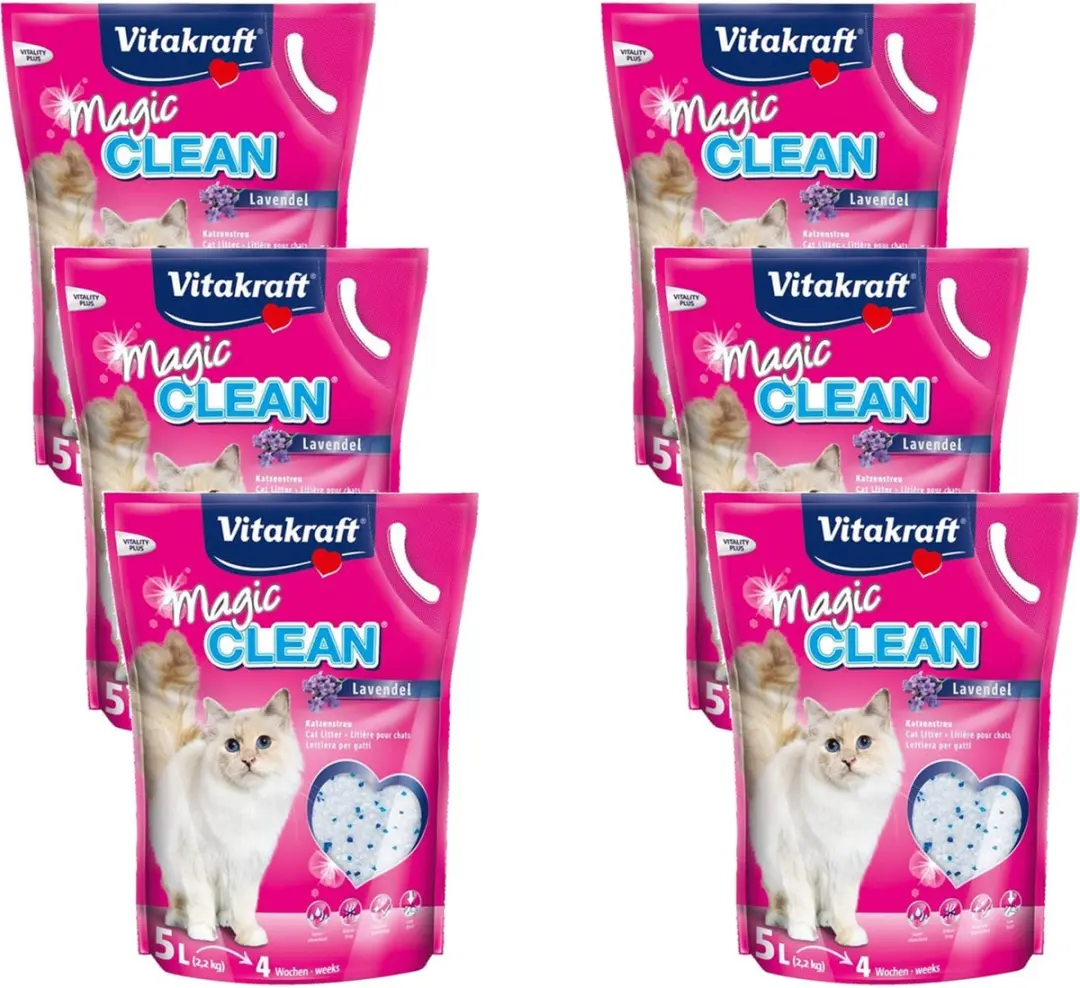Vitakraft Magic Clean Lavendel Kattenbakvulling 5L