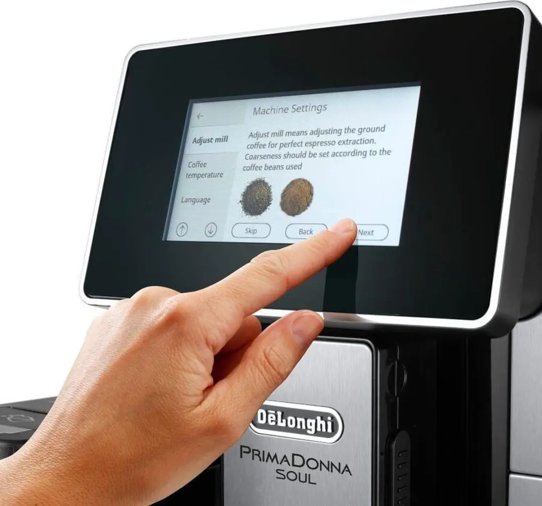 De'Longhi PrimaDonna Soul ECAM 610.75.MB Espressomachine - 14 Programma's - 2,2L - Zwart/Zilver - afbeelding 5 van 6