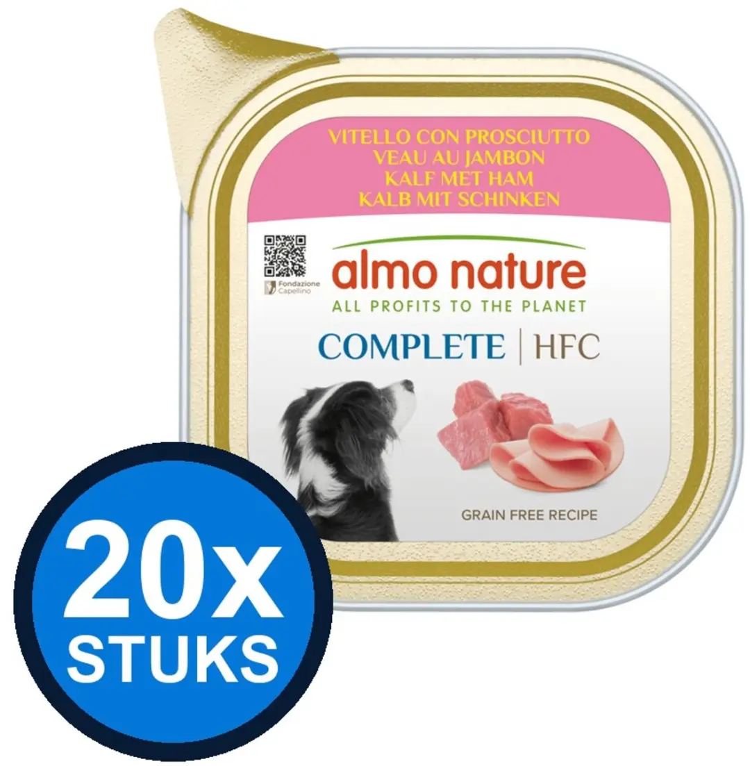 Almo Nature HFC Dog Alu Complete Kalf & Ham 150g